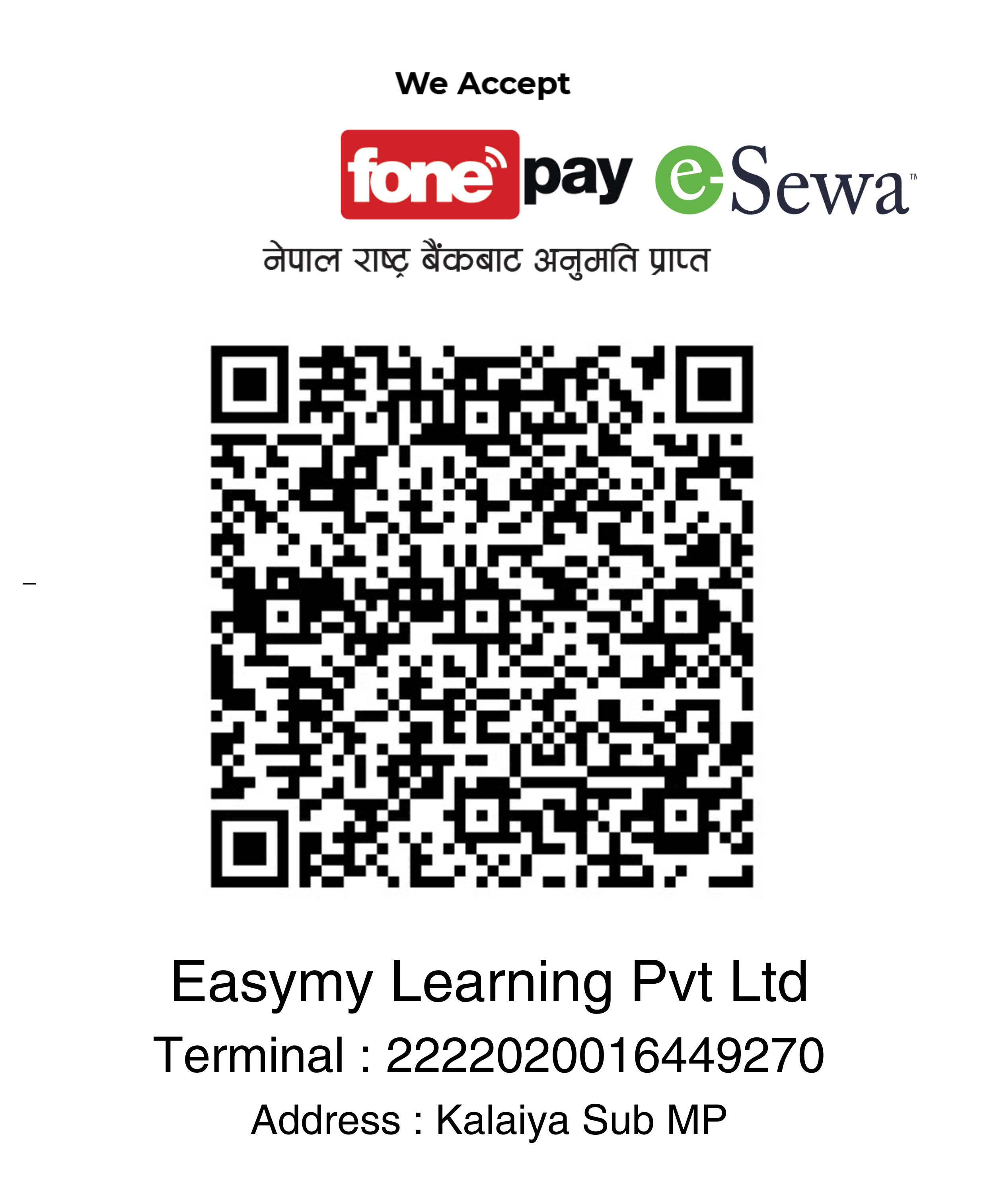 Payment Amount Example